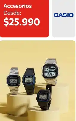 Lider Casio - accesorios oferta