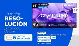 Paris Samsung - smart tv 2023 u800f 4k crystal oferta