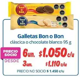 Alvi Bon o bon galletas clascica o chocolate blanco oferta