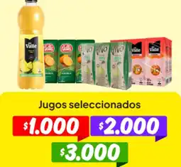 Unimarc Jugos seleccionados oferta