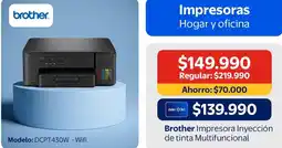 Lider Brother - impresora inyeccion de tinta multifuncional oferta