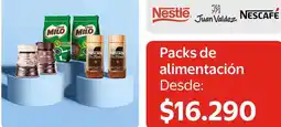 Lider Milo - packs de alimentación oferta
