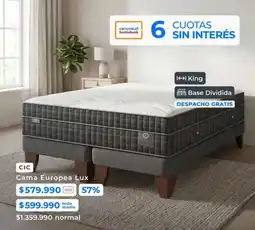 Paris Cic cama lux oferta