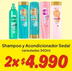 Unimarc Sedal - shampoo y acondicionador oferta