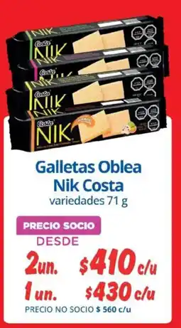 Alvi Nik costa galletas oblea variedades oferta