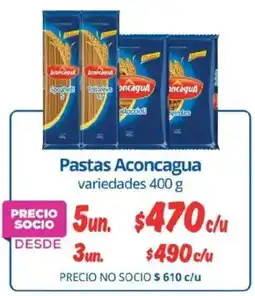 Alvi Aconcagua pastas variedades oferta