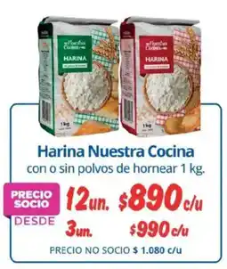 Alvi Nuestra cocinaharina con o sin polvos de hornear oferta
