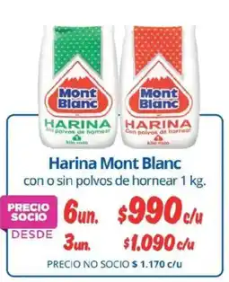 Alvi Mont blanc harina con polvos de hornear oferta