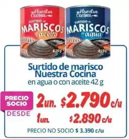 Alvi Nuestra cocina surtido de marisco en agua o con aceite oferta