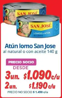 Alvi San jose atún lomo al natural o con aceite oferta