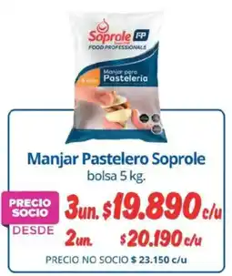 Alvi Soprole manjar pastelero oferta