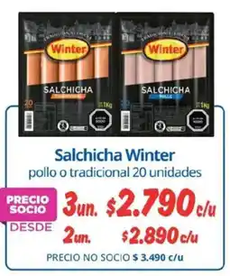Alvi Winter Salchicha pollo o tradicional oferta