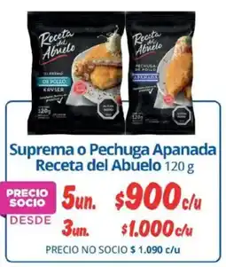Alvi Receta del abuelo suprema o pechuga apanada oferta