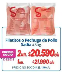 Alvi Sadia filetitos o pechuga de pollo oferta