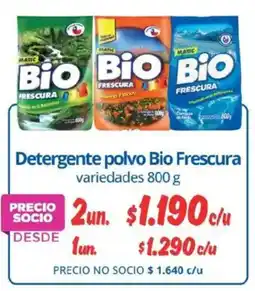 Alvi Bio frescura detergente polvo variedades oferta