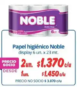 Alvi Noble papel higiénico display oferta