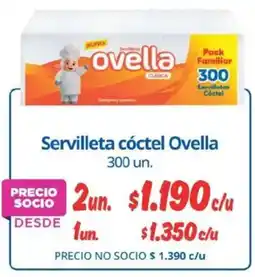 Alvi Ovella servilleta cóctel oferta