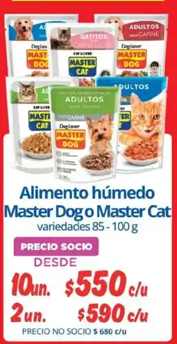 Alvi Master dogo master cat alimento húmedo variedades oferta