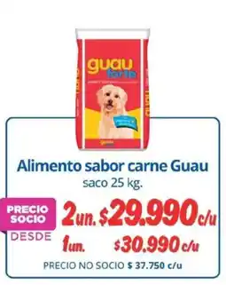 Alvi Guau forte alimento sabor carne saco oferta
