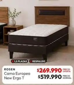 Abc Rosen - cama europea new ergo t oferta