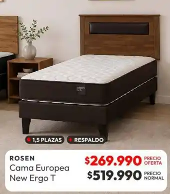 Rosen - cama europea new ergo t