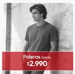 Tricot Poleras desde oferta