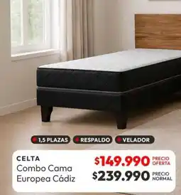 Abc Celta - combo cama europea cádiz oferta