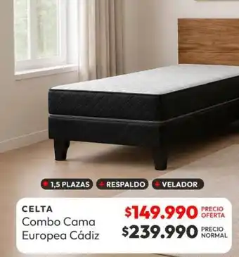 Celta - combo cama europea cádiz