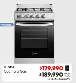 Abc Midea - cocina a gas oferta