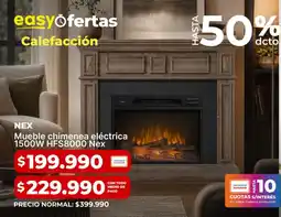 Easy Nex - mueble chimenea electrica hf 8000 oferta