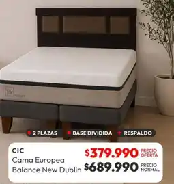Abc Cic - cama europea balance new dublin oferta