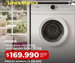 Easy Midea - secadora eléctrica ventilación lunar oferta