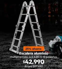 Construmart Escalera aluminio oferta