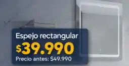 Construmart Espejo rectangular oferta