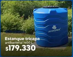 Construmart Estanque tricapa antibacterial oferta