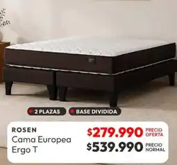 Abc Rosen - cama europea ergo t oferta