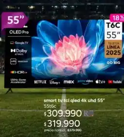 Ripley Lg - smart tv qled 4k uhd 55 55t6c oferta