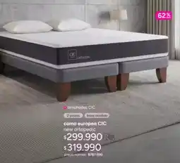 Ripley Lg - cama europea cic new ortopedic oferta