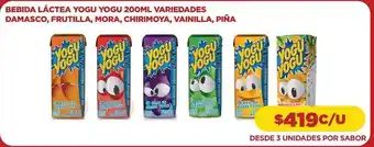 Comercial Castro Yogu yogu - bebida lactea variedades damasco oferta