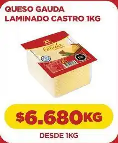 Comercial Castro Queso gauda laminado oferta