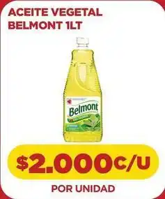 Comercial Castro Belmont - aceite vegetal oferta