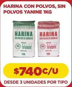 Comercial Castro Harina con polvos, sin polvos oferta