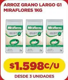Comercial Castro Miraflores - arroz grano largo g 1 oferta