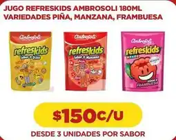 Comercial Castro Ambrosoli - refreskids 180ml oferta