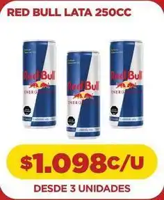 Comercial Castro Red bull - lata oferta