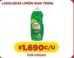 Comercial Castro Quix - lavalozas limón oferta