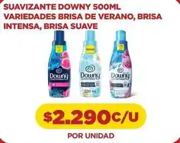 Comercial Castro Downy - suavizante 500ml variedades brisa de verano, brisa intensa, brisa suave oferta