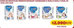 Comercial Castro Emubaby - panales infantilles premium etubaby variedades oferta