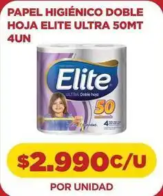 Comercial Castro Elite - papel higiênico doble hoja ultra 50mt oferta
