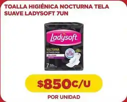 Comercial Castro Ladysoft - toalla higienica nocturna tela suave oferta